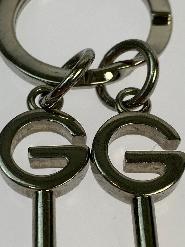 【中古品】【メンズ/レディース】 GUCCI グッチ キーリング Gロゴ 鍵モチーフ 296551 183-250918-em-09-min カラー：シルバー 万代Net店