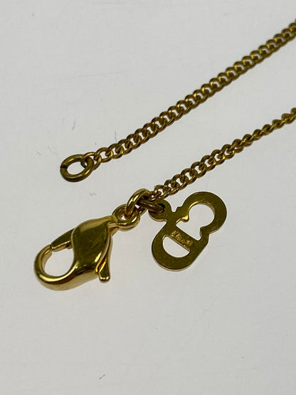 【中古品】【レディース】 Christian Dior クリスチャンディオール Dロゴ チャーム付き ＆ ハートネックレス アクセサリー レディース 182-250918-em-04-min カラー：ゴールド/シルバー 万代Net店