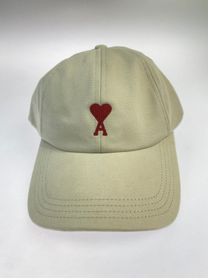 【LIFTる。景品】【中古美品】【メンズ/レディース】AMI PARIS アミパリス UCP006 AW0041 ハートロゴ BB CAP キャップ 帽子 185-250927-ks-01-min カラー：アイボリー 万代Net店