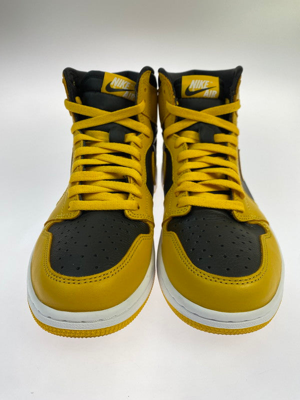 【中古品】【メンズ】 NIKE ナイキ AIR JORDAN 1 HIGH OG POLLEN 555088-701 エア ジョーダン 1 レトロ ハイ オリジナル ポレン スニーカー 靴 160-250909-kk-34-min カラー：POLLEN/WHITE-BLACK 万代Net店