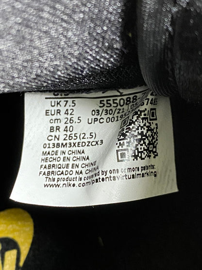【中古品】【メンズ】 NIKE ナイキ AIR JORDAN 1 HIGH OG POLLEN 555088-701 エア ジョーダン 1 レトロ ハイ オリジナル ポレン スニーカー 靴 160-250909-kk-34-min カラー：POLLEN/WHITE-BLACK 万代Net店