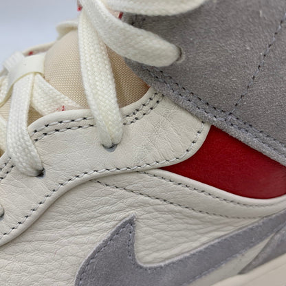 【中古美品】【メンズ】 NIKE×SNS ナイキ×エスエヌエス CT3443-100 AIR JORDAN 1 MID エア ジョーダン 1 ミッド スニーカー シューズ 靴 160-250919-cs-04-izu サイズ：29.5cm カラー：GREY/RED 万代Net店