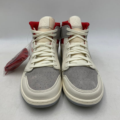 【中古美品】【メンズ】 NIKE×SNS ナイキ×エスエヌエス CT3443-100 AIR JORDAN 1 MID エア ジョーダン 1 ミッド スニーカー シューズ 靴 160-250919-cs-04-izu サイズ：29.5cm カラー：GREY/RED 万代Net店