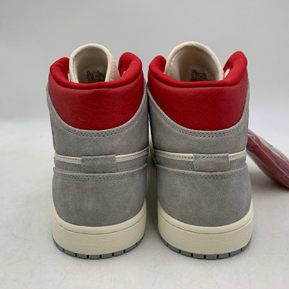 【中古美品】【メンズ】 NIKE×SNS ナイキ×エスエヌエス CT3443-100 AIR JORDAN 1 MID エア ジョーダン 1 ミッド スニーカー シューズ 靴 160-250919-cs-04-izu サイズ：29.5cm カラー：GREY/RED 万代Net店