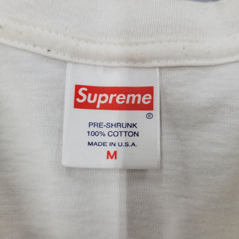 【中古品】【メンズ】 Supreme シュプリーム MODEL TEE モデル Tシャツ 半袖 トップス 149-250920-as-03-izu サイズ：M カラー：ホワイト 万代Net店