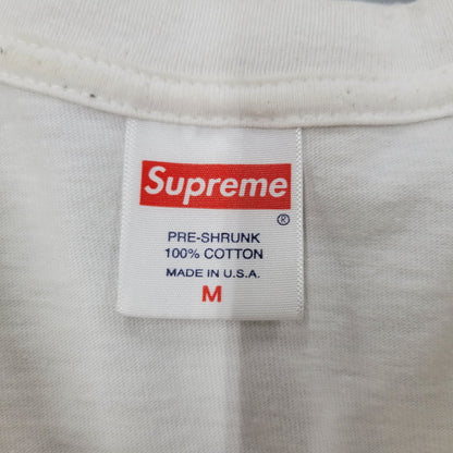 【中古品】【メンズ】 Supreme シュプリーム MODEL TEE モデル Tシャツ 半袖 トップス 149-250920-as-03-izu サイズ：M カラー：ホワイト 万代Net店
