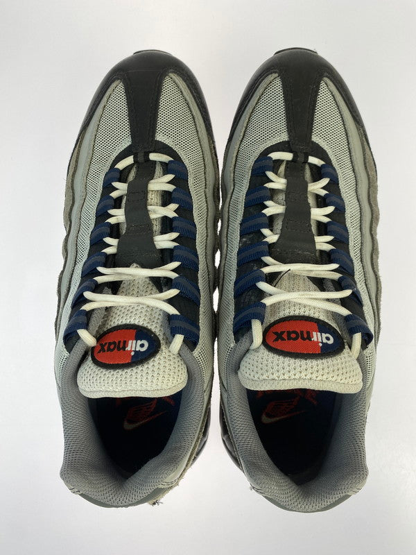 【中古品】【メンズ】 NIKE ナイキ DM0011-007 AIR MAX 95 BLACK TRACK RED 靴シューズスニーカー 160-250902-AS-35-min サイズ：27.0cm カラー：ブラック/グレー 万代Net店
