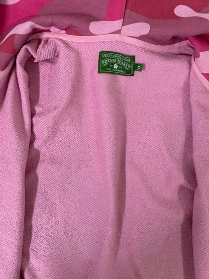 【中古品】【メンズ】 DENIM TEARS デニムティアーズ PINK CAMO COTTON WREATH ZIP HOODIE カモ柄 ジップフーディ 142-250913-ks-41-min サイズ：XL カラー：ピンク 万代Net店