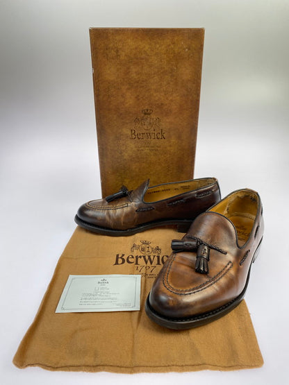 【中古品】【メンズ】 BERWICK バーウィック 4340SIDADB DARK BROWN 靴 シューズ レザー 165-250831-AS-13-min サイズ：6 1/2 カラー：ダークブラウン 万代Net店