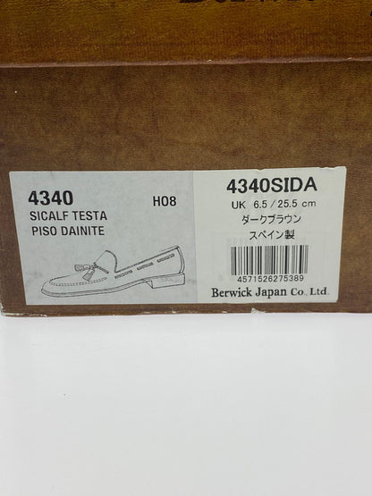 【中古品】【メンズ】 BERWICK バーウィック 4340SIDADB DARK BROWN 靴 シューズ レザー 165-250831-AS-13-min サイズ：6 1/2 カラー：ダークブラウン 万代Net店
