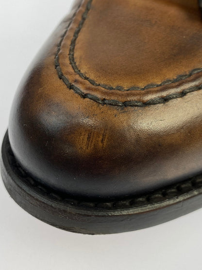 【中古品】【メンズ】 BERWICK バーウィック 4340SIDADB DARK BROWN 靴 シューズ レザー 165-250831-AS-13-min サイズ：6 1/2 カラー：ダークブラウン 万代Net店