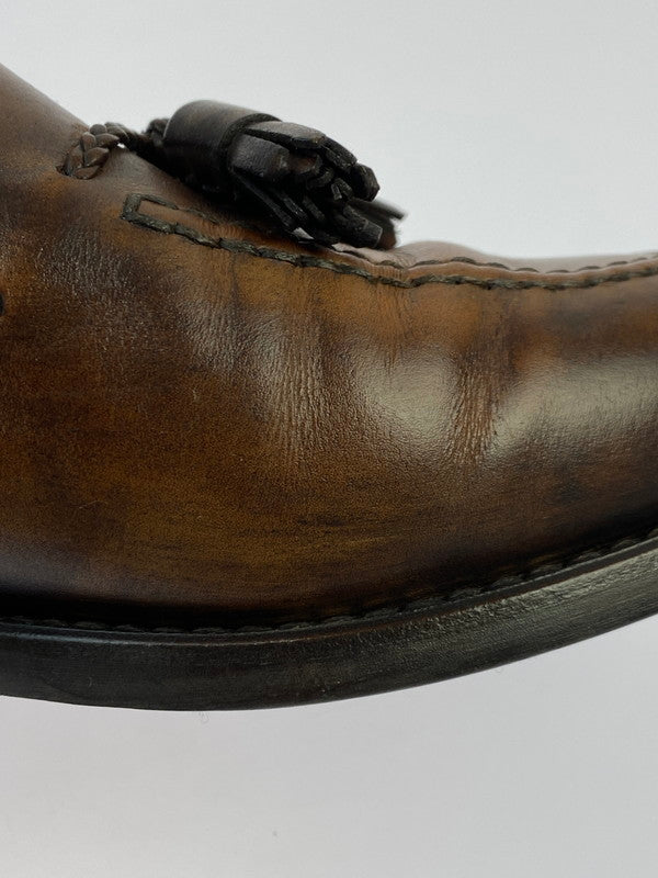 【中古品】【メンズ】 BERWICK バーウィック 4340SIDADB DARK BROWN 靴 シューズ レザー 165-250831-AS-13-min サイズ：6 1/2 カラー：ダークブラウン 万代Net店