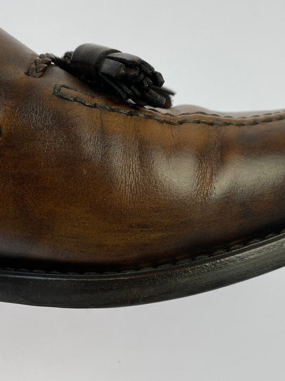 【中古品】【メンズ】 BERWICK バーウィック 4340SIDADB DARK BROWN 靴 シューズ レザー 165-250831-AS-13-min サイズ：6 1/2 カラー：ダークブラウン 万代Net店