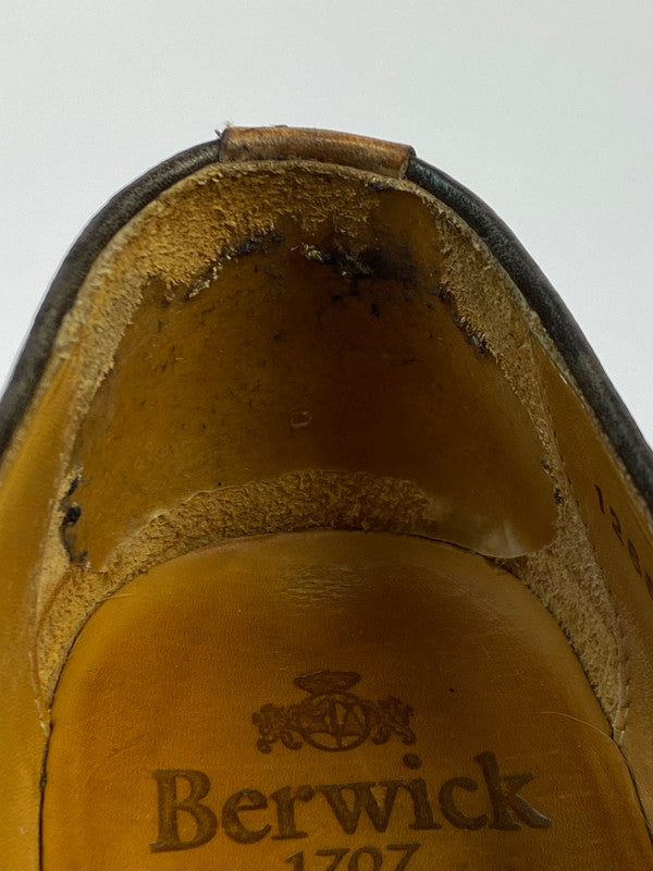 【中古品】【メンズ】 BERWICK バーウィック 4340SIDADB DARK BROWN 靴 シューズ レザー 165-250831-AS-13-min サイズ：6 1/2 カラー：ダークブラウン 万代Net店