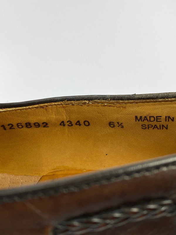 【中古品】【メンズ】 BERWICK バーウィック 4340SIDADB DARK BROWN 靴 シューズ レザー 165-250831-AS-13-min サイズ：6 1/2 カラー：ダークブラウン 万代Net店