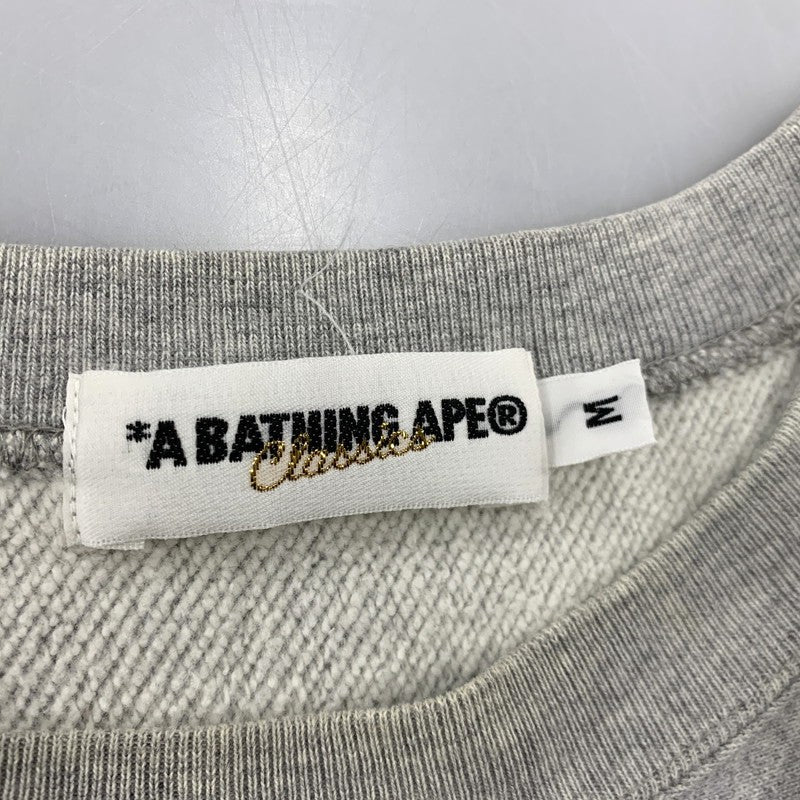 【中古品】【メンズ】 TUXEDO PRINT SWEAT タキシシード プリント スウェット トレーナー 長袖 トップス 142-260105-as-11-izu サイズ：M カラー：グレー 万代Net店