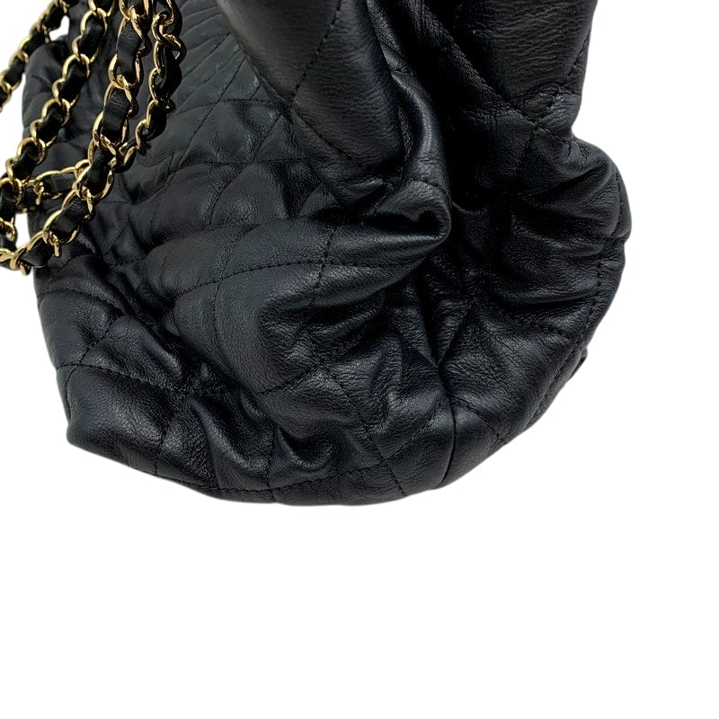 【中古品】【レディース】 CHANEL シャネル 16番台 ココマーク チェーントートバッグ カバン 鞄 180-250425-as-22-izu カラー：ブラック 万代Net店