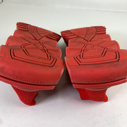 【中古品】【メンズ】 SALVATORE FERRAGAMO NIMA KNIT BUBBKE GUM スニーカー 靴 サルヴァトーレ・フェラガモ 162-250814-st-26-fuz サイズ：9M カラー：レッド 万代Net店