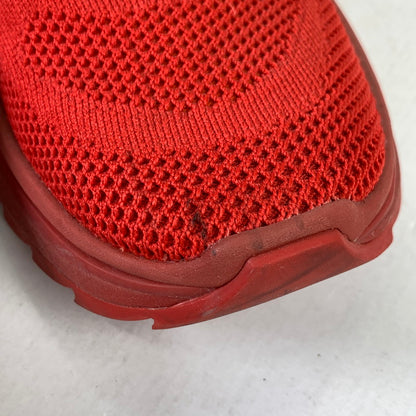 【中古品】【メンズ】 SALVATORE FERRAGAMO NIMA KNIT BUBBKE GUM スニーカー 靴 サルヴァトーレ・フェラガモ 162-250814-st-26-fuz サイズ：9M カラー：レッド 万代Net店