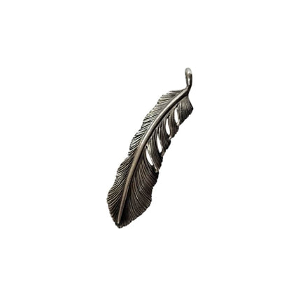 【中古品】【メンズ/レディース】 WING HANDS ウィング ハンズ FEATHER PENDANT TOP フェザー ペンダントトップ アクセサリー 191-250828-as-21-izu カラー：シルバー 万代Net店