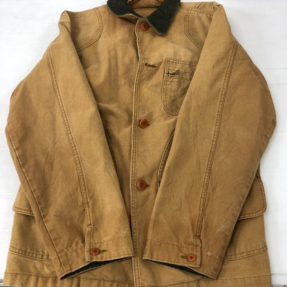【中古品】【メンズ】 80's DUCK HUNTING JACKET VINTAGE 80年代 ダック生地 ハンティングジャケット アウター ヴィンテージ ※ライナー付属 144-250909-nm-08-fuzh サイズ：サイズ不明（およそM～L） カラー：ブラウン系 万代Net店