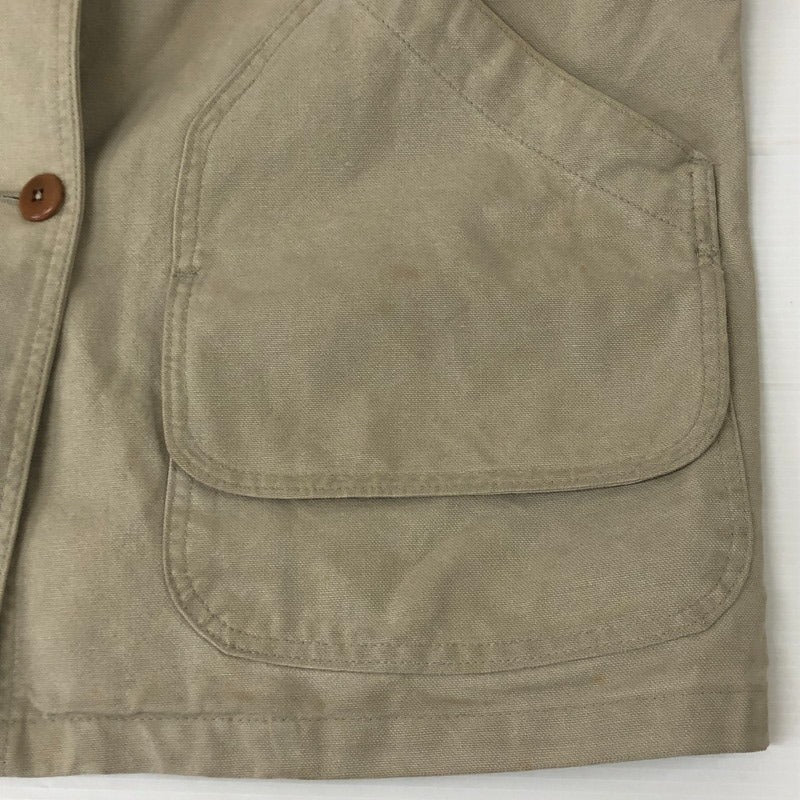 【中古品】【メンズ】 80's DUCK HUNTING JACKET T540 VINTAGE 80年代 ダック生地 ハンティングジャケット ライトアウター ヴィンテージ 144-250909-nm-07-fuzh サイズ：lady's Lサイズ カラー：カーキ系 万代Net店