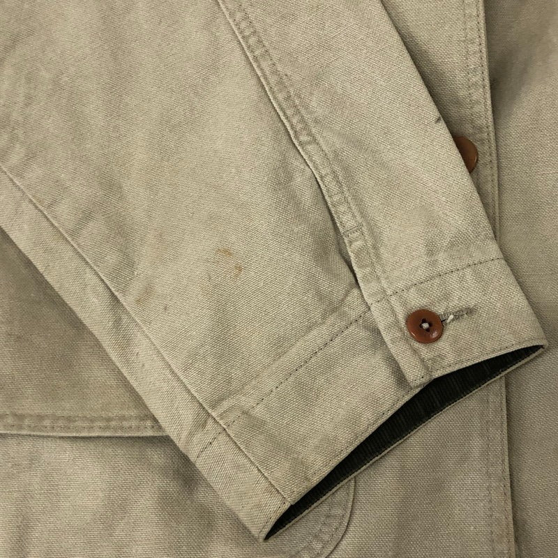 【中古品】【メンズ】 80's DUCK HUNTING JACKET T540 VINTAGE 80年代 ダック生地 ハンティングジャケット ライトアウター ヴィンテージ 144-250909-nm-07-fuzh サイズ：lady's Lサイズ カラー：カーキ系 万代Net店
