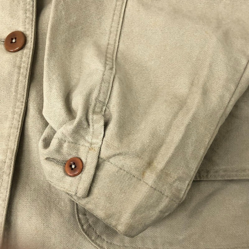 【中古品】【メンズ】 80's DUCK HUNTING JACKET T540 VINTAGE 80年代 ダック生地 ハンティングジャケット ライトアウター ヴィンテージ 144-250909-nm-07-fuzh サイズ：lady's Lサイズ カラー：カーキ系 万代Net店