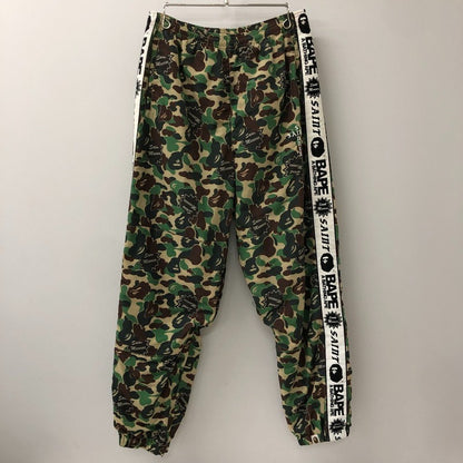 【中古美品】【メンズ】 SAINTMICHAEL×A BATHING APE セントマイケル× エイプ トラックパンツ SM-YS8-0000-C30 24SS AP_TRACK PNT ST APE CAMO 153-250909-nm-23-tei サイズ：L 万代Net店