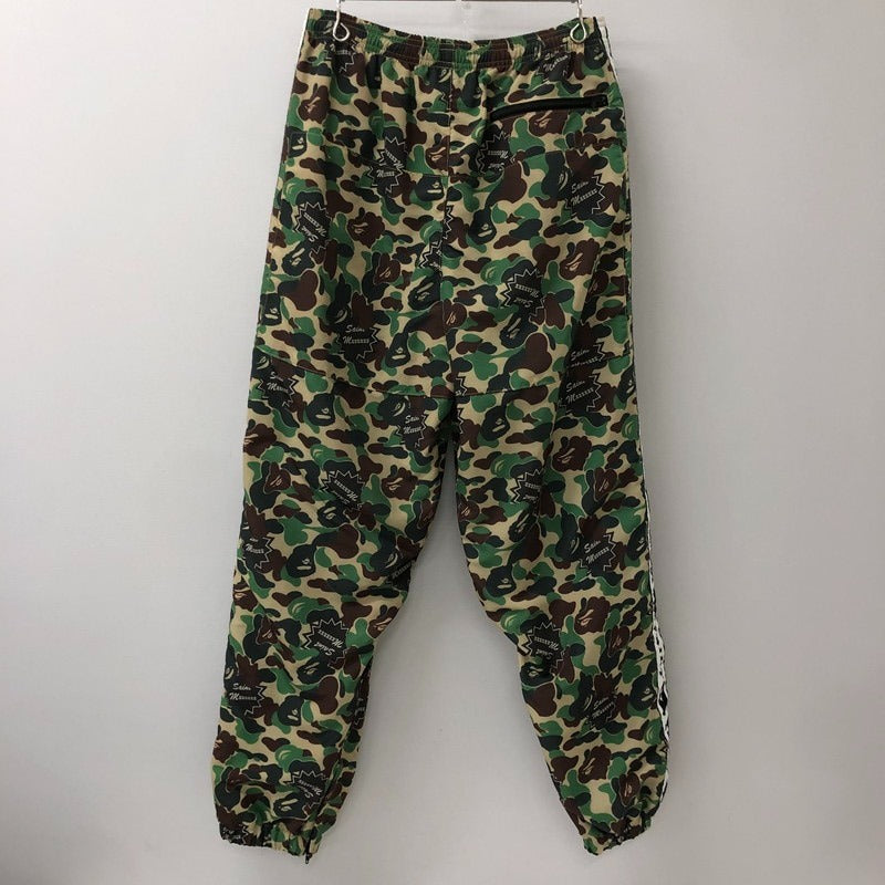 【中古美品】【メンズ】 SAINTMICHAEL×A BATHING APE セントマイケル× エイプ トラックパンツ SM-YS8-0000-C30 24SS AP_TRACK PNT ST APE CAMO 153-250909-nm-23-tei サイズ：L 万代Net店