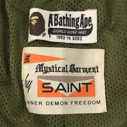 【中古美品】【メンズ】 SAINTMICHAEL×A BATHING APE セントマイケル× エイプ トラックパンツ SM-YS8-0000-C30 24SS AP_TRACK PNT ST APE CAMO 153-250909-nm-23-tei サイズ：L 万代Net店