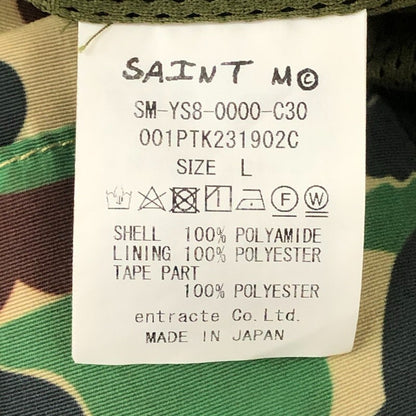 【中古美品】【メンズ】 SAINTMICHAEL×A BATHING APE セントマイケル× エイプ トラックパンツ SM-YS8-0000-C30 24SS AP_TRACK PNT ST APE CAMO 153-250909-nm-23-tei サイズ：L 万代Net店