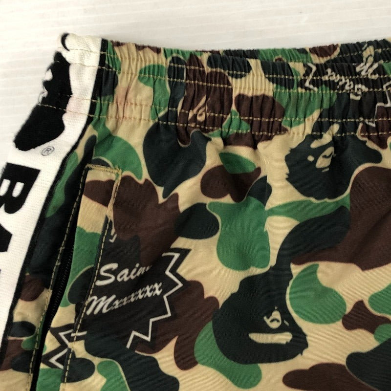 【中古美品】【メンズ】 SAINTMICHAEL×A BATHING APE セントマイケル× エイプ トラックパンツ SM-YS8-0000-C30 24SS AP_TRACK PNT ST APE CAMO 153-250909-nm-23-tei サイズ：L 万代Net店