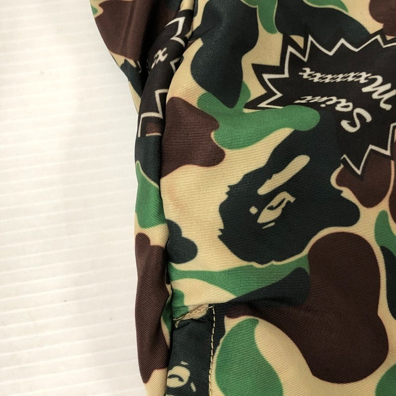 【中古美品】【メンズ】 SAINTMICHAEL×A BATHING APE セントマイケル× エイプ トラックパンツ SM-YS8-0000-C30 24SS AP_TRACK PNT ST APE CAMO 153-250909-nm-23-tei サイズ：L 万代Net店