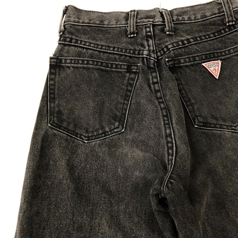 【中古品】【レディース】 GUESS 80’S GEORGES MARCIANO ブラックデニムパンツ 156-250909-nm-26-tei サイズ：26 カラー：ブラック 万代Net店