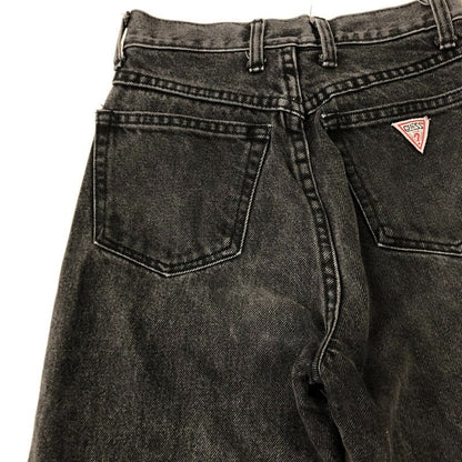 【中古品】【レディース】 GUESS 80’S GEORGES MARCIANO ブラックデニムパンツ 156-250909-nm-26-tei サイズ：26 カラー：ブラック 万代Net店