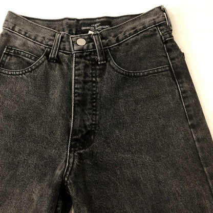 【中古品】【レディース】 GUESS 80’S GEORGES MARCIANO ブラックデニムパンツ 156-250909-nm-26-tei サイズ：26 カラー：ブラック 万代Net店