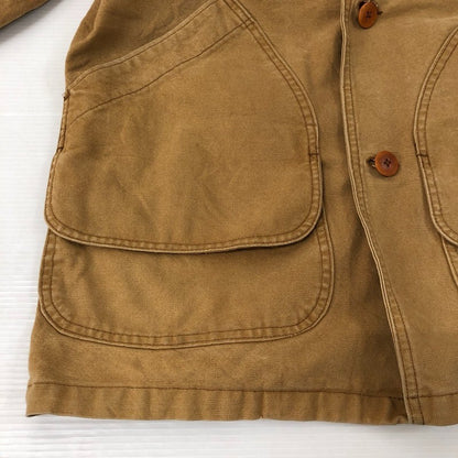 【中古品】【メンズ】 80's DUCK HUNTING JACKET VINTAGE 80年代 ダック生地 ハンティングジャケット アウター ヴィンテージ ※ライナー付属 144-250909-nm-08-fuzh サイズ：サイズ不明（およそM～L） カラー：ブラウン系 万代Net店