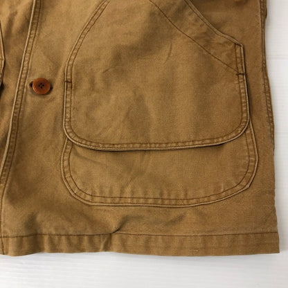 【中古品】【メンズ】 80's DUCK HUNTING JACKET VINTAGE 80年代 ダック生地 ハンティングジャケット アウター ヴィンテージ ※ライナー付属 144-250909-nm-08-fuzh サイズ：サイズ不明（およそM～L） カラー：ブラウン系 万代Net店