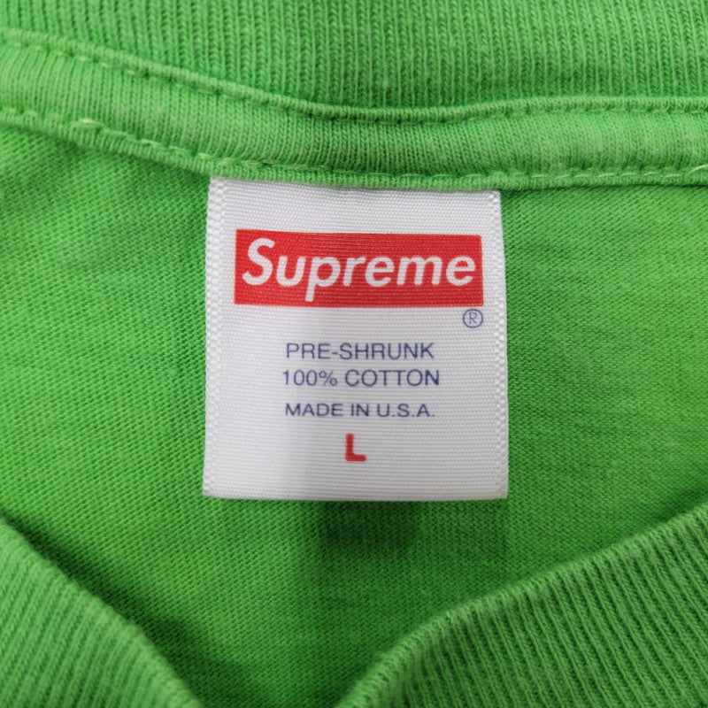 【中古品】【メンズ】 Supreme シュプリーム KING OF NEW YORK TEE Tシャツ 半袖 トップス 149-250920-as-02-izu サイズ：L カラー：グリーン 万代Net店