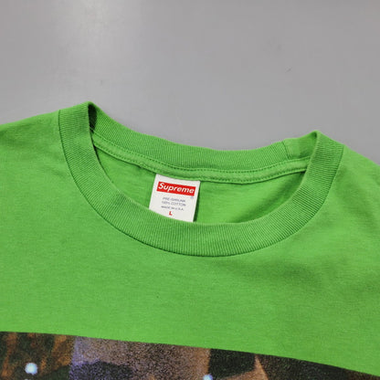 【中古品】【メンズ】 Supreme シュプリーム KING OF NEW YORK TEE Tシャツ 半袖 トップス 149-250920-as-02-izu サイズ：L カラー：グリーン 万代Net店