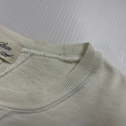 【中古品】【メンズ】 REMI RELIEF レミレリーフ COTTON CREWNECK SWEAT コットン クルーネックスウェット トップス トレーナー 145-250411-kk-08-tei サイズ：M カラー：ホワイト 万代Net店