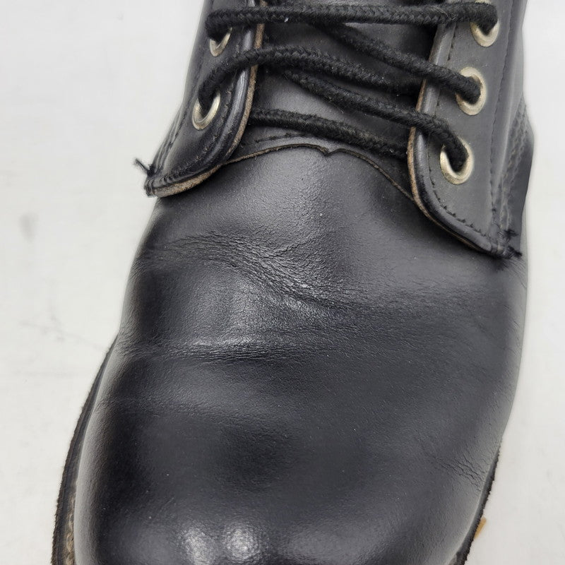 【中古品】【メンズ】 RED WING レッドウィング 6INCH CLASSIC PLAIN TOE 8165 6インチ クラシック プレーントゥ 新 四角犬タグ USA製 ブーツ シューズ 靴 164-251207-as-25-izu サイズ：8D カラー：ブラック 万代Net店