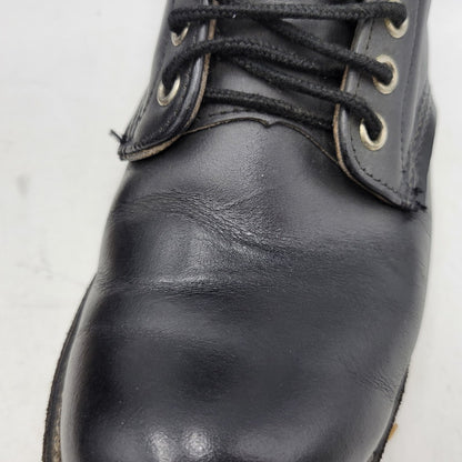 【中古品】【メンズ】 RED WING レッドウィング 6INCH CLASSIC PLAIN TOE 8165 6インチ クラシック プレーントゥ 新 四角犬タグ USA製 ブーツ シューズ 靴 164-251207-as-25-izu サイズ：8D カラー：ブラック 万代Net店
