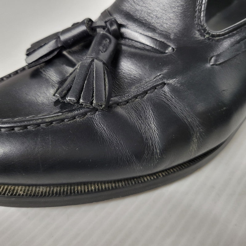 【現状渡し品】【メンズ】 TASSEL LOAFERS タッセルローファー シューズ 靴 164-251231-as-08-izu サイズ：7 1/2 カラー：ブラック 万代Net店