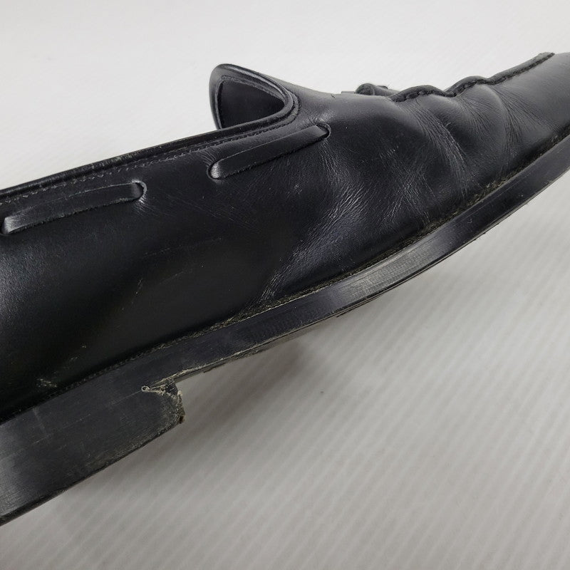 【現状渡し品】【メンズ】 TASSEL LOAFERS タッセルローファー シューズ 靴 164-251231-as-08-izu サイズ：7 1/2 カラー：ブラック 万代Net店
