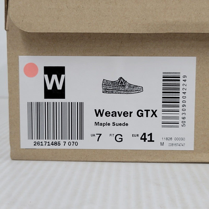 【中古品】【メンズ】 Clarks クラークス WEAVER GTX 61574747 ウィーバー ゴアテックス シューズ 靴 164-260522-as-09-izu サイズ：UK7 カラー：Maple Suede 万代Net店