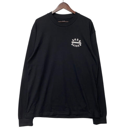 【中古品】【メンズ】 NEIGHBORHOOD ネイバーフッド × BORN & RAISED ボーンレイズド NH X BORN & RAISED . TEE LS-2 Tシャツ ロングスリーブ トップス 142-260513-kh-08-izu サイズ：L カラー：ブラック 万代Net店
