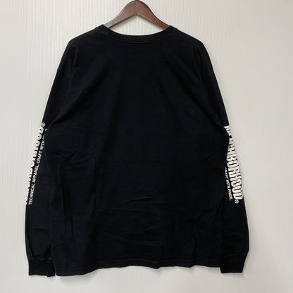 【中古品】【メンズ】 NEIGHBORHOOD ネイバーフッド PRINT LS TEE プリント ロングスリーブ Tシャツ トップス 142-260523-kh-08-izu サイズ：L カラー：ブラック 万代Net店