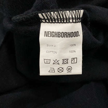 【中古品】【メンズ】 NEIGHBORHOOD ネイバーフッド PRINT LS TEE プリント ロングスリーブ Tシャツ トップス 142-260523-kh-08-izu サイズ：L カラー：ブラック 万代Net店
